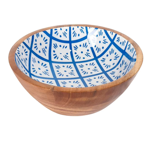 Juego de Ensaladeras de Madera de Lujo Hechas a Mano, Calidad Premium, con Estampado de Piña Esmaltada, Ecológicas, para Regalo en el Hogar - Product Image 5