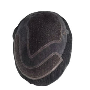 Peluca de Cabello Humano Virgen Remy Indio, Tupé con Ondas Naturales, Trama Única para Prótesis Capilares de Encaje - Product Image 2