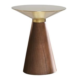 Mesa auxiliar y de centro de diseño de madera y metal, de lujo, para decoración del hogar, muy vendida. - Product Image 3