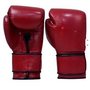 ถุงมือมวยหนังเทียม MMA สำหรับฝึกซ้อมคิกบ็อกซิ่งและมวยไทยสายรัดกว้าง4" - Product Image 4