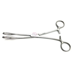 Pinces chirurgicales courbées en acier inoxydable, instrument de chirurgie générale manuel, certifié CE Classe I - Product Image 5