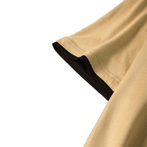 Conjuntos de pantalones cortos de manga corta de verano nueva moda al por mayor, ropa de hombre holgada de color sólido 100% algodón, conjuntos de talla grande para hombre a la venta - Product Image 6