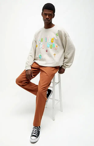 High Street Vintage Fashion Premium Quality Cotton Sweatshirts Custom <b>Crewneck</b> for Puff Print for Men for Autumn - Product Image 4