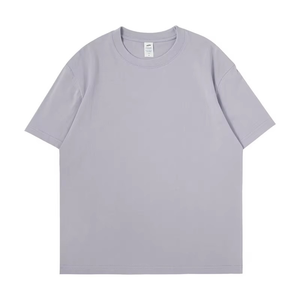 OEM <b>100</b>% Cotton Breathable Regular Fit Knitted T <b>Shirt</b> for Men Custom Logo Print Letter Pattern with <b>Polyester</b> Blend - Product Image 2