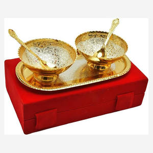 Juegos de Cuencos Alemanes de Latón Antiguos para Bodas, Calidad Premium, Hechos a Mano, Diseño Clásico, Metal Pulido, Ecológicos, Personalizables - Product Image 3