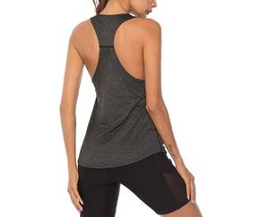 Top Deportivo Sin Mangas para Mujer, Estilo Racerback, Tejido de Punto, Secado Rápido, para Yoga, Running, Entrenamiento, Gimnasio - Product Image 2
