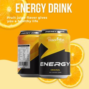 เครื่องดื่มชูกำลังระดับพรีเมี่ยมขนาด250มล. เครื่องดื่มชูกำลังทำจากธรรมชาติฉลากตามสั่ง - Product Image 2