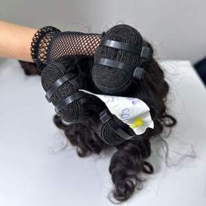 Más vendidos 100% Cabello humano Camboyano de onda natural cruda sin procesar Super doble máquina dibujada trama doble 12-32 pulgadas - Product Image 5