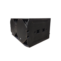 Haut-parleur LS3 double 18 pouces en bois italien, basses ultra-fondes, 4 ohms, 2400W, sur pied, mono, garantie 3 ans, MDS218