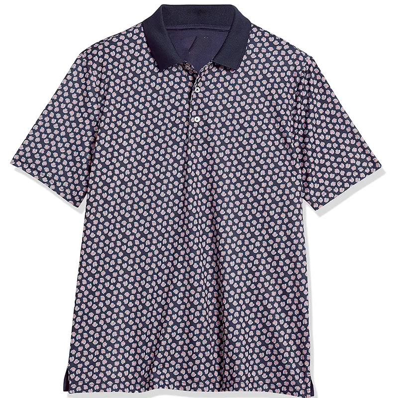 전문 제조 OEM 디자인 폴로 t 셔츠 반팔 남성 패션 탑 트렌드 느슨한 패턴 빠른 건조 티셔츠 폴로