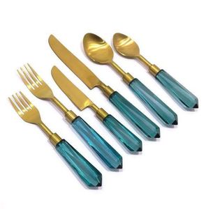 Fabriqué et fournisseur derniers ensembles de 4 couverts pour la décoration de table écologique pour les hôtels et les restaurants Metal Flatwar - Product Image 2