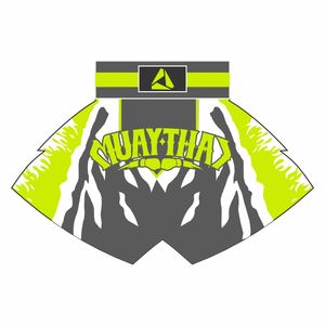 Vente en gros de vêtements de sport confortables Logo personnalisé MMA Kick Boxing Shorts Logo situé à l'avant Caractéristique extensible délavé pour Muay Thai - Product Image 3