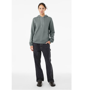 Cozy Fleece Essential Unisex Pullover Sudadera con capucha 100% algodón peso pesado bordado liso teñido - Product Image 5