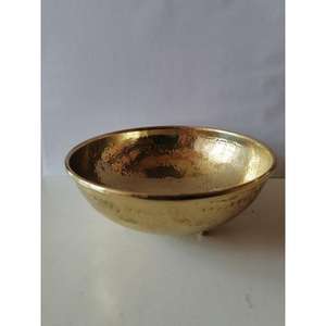 Nouveau bol de service antique en laiton de qualité supérieure avec un design antique pour les repas haut de gamme bol de service en laiton - Product Image 5