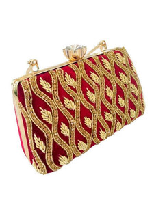 Bolsos de mano nupciales con cuentas de mano elegantes y elegantes para fiestas y bodas de alta calidad a la venta a granel - Product Image 2