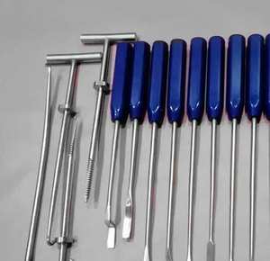 Instrumentos para Extracción de Cemento Tipo Mueller, Juego Azul de 22 Piezas, Herramientas Quirúrgicas Ortopédicas Manuales de Acero, Certificación CE Clase I, 1 Año de Garantía - Product Image 2