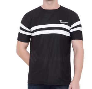 เสื้อยืดแขนสั้นสำหรับผู้ชายเสื้อยืดผ้าคอตตอนพิมพ์ลายแบบกำหนดเอง - Product Image 1