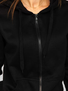 Chándal de mujer de alta calidad, venta al por mayor, sudadera con cremallera y pantalones acampanados, conjunto de chándal personalizado con logotipo personalizado, chándal - Product Image 4