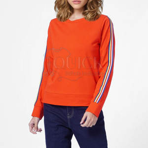 Sudadera de invierno ecológica transpirable hecha a medida con precio al por mayor con logotipo frontal, ropa informal de último estilo para mujer - Product Image 4