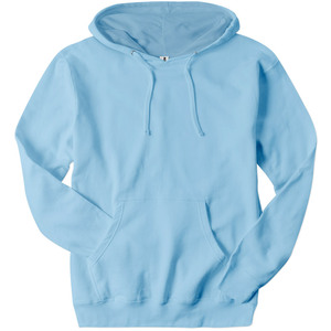 <b>Blue</b> Aqua Mid weight Pullover Bella <b>Canvas</b> Hoodies - Product Image 1