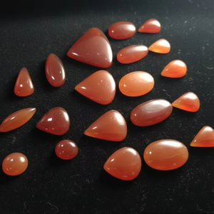 Bijoux pour femmes de haute qualité, dernières tendances en ligne, cabochon lisse en pierre précieuse naturelle de cornaline - Product Image 2