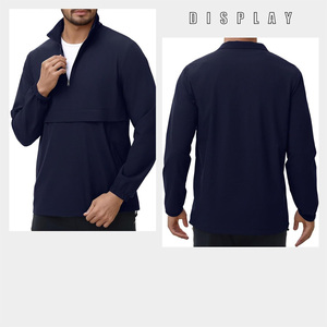 Chaqueta de golf transpirable para hombre cortavientos ligero personalizado servicio OEM con impresión de logotipo y personalización de etiqueta privada - Product Image 5