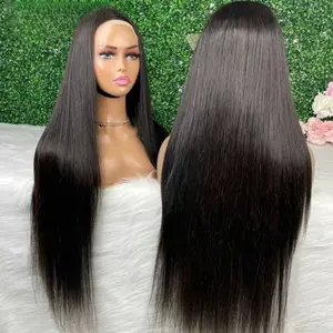 Парики из натуральных волос с 130% плотностью 13x6, прямые прозрачные, бесклеевые парики из натуральных волос для женщин с детскими волосами