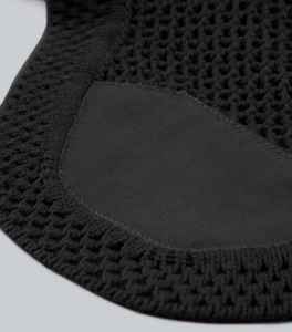 Voile anti-mouches pour cheval en crochet de qualité supérieure, bonnet d'oreille, matière douce, légère et respirante, lavable pour l'équitation quotidienne, l'entraînement et les spectacles - Product Image 6