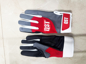 Nouveauté Gants de frappe de baseball en cuir pour adultes et jeunes, antidérapants, ajustement facile, ambidextres, personnalisables, confort optimal pour l'entraînement - Product Image 3