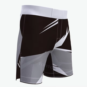 Pantalones cortos de boxeo MMA para hombre, artes marciales, ecológicos, impermeables, transpirables, con cordón, deportivos - Product Image 4