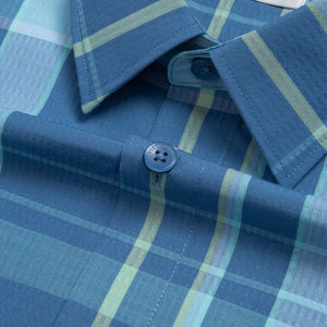 Aristino Chemise rayée décontractée pour homme 50% Bambou 50% Polyester Vêtement teint Hot Seller Top Product-ASS024AZ - Product Image 3