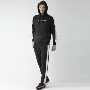 2023 New Arrival <b>Men's</b> High Quality Cotton Fleece Sports Pullover Tracksuit Jogging Tracksuit in Plus Size for Winter - Product Image 2