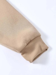 Ensemble sweat-shirt et pantalon de survêtement en molleton d'hiver uni, sweat-shirt à lavage acide, manches régulières, survêtement personnalisé pour hommes - Product Image 4