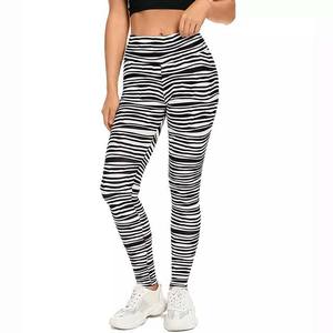 กางเกงเลกกิ้งเล่นโยคะสตรี,กางเกงเล่นโยคะผ้าโพลีเอสเตอร์พิมพ์ลายและสแปนเด็กซ์ระเหิดออกแบบใหม่แบบมืออาชีพ - Product Image 1