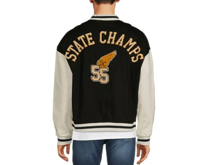 Veste universitaire en laine premium pour homme, broderie personnalisée de haute qualité, ensemble streetwear d'hiver - Product Image 5