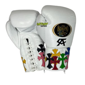 Guantes de Boxeo con Logotipo Personalizado, Cuero de Alta Calidad para Entrenamiento Profesional, Sparring, Gimnasio y Competencia - Product Image 2