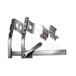Retractor de costillas FINOCHIETTO, cuchillas laterales, 30x45mm, extensión, 150mm, productos de alta calidad de Surgiright Instruments - Product Image 2