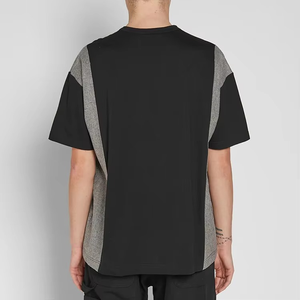 เสื้อยืดลำลองสะพายไหล่สำหรับผู้ชายผ้าถักผ้าฝ้าย100% ดีไซน์โอเวอร์ไซส์ออกแบบได้ตามต้องการ - Product Image 2