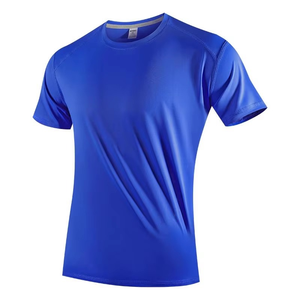 Muscle Fit Mens Gym camiseta Compresión Manga corta Deportes Top Entrenamiento de secado rápido Entrenamiento Fitness Ropa atlética Servicios OEM - Product Image 5