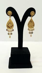 Nouveau à la mode 24KT plaqué or femmes pendentif collier ensemble Style arabe bijoux fins pour les mariages et les fêtes - Product Image 3