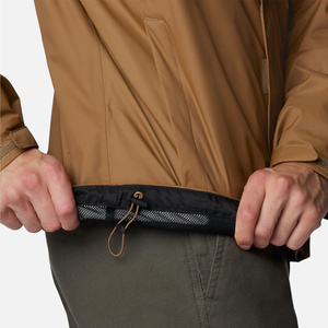 Chaqueta impermeable para la lluvia para hombre, ropa de abrigo a prueba de viento de ajuste personalizado, proveedor OEM de tela transpirable con etiqueta privada - Product Image 5