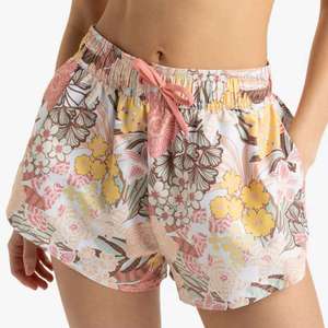 Shorts décontractés d'été 2026 pour femmes, taille haute élastique avec cordon de serrage, à franges, style bohème, amples, pour la plage, en coton respirant - Product Image 4