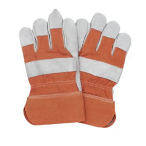 Guantes de Trabajo de Cuero de Alta Visibilidad, Suaves y Cómodos, Guantes de Trabajo Canadienses, Protección Flexible para las Manos de Uso General - Product Image 5