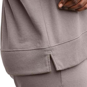 Pull avec logo personnalisé 320g de haute qualité grande taille femmes surdimensionné mode plaine hiver pulls décontractés Technique lavée - Product Image 5