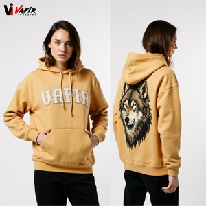 Sudaderas con Capucha Unisex de Algodón de Alta Calidad con Logotipo Personalizado, Felpa Gruesa, Corte Regular, Tallas Grandes, Diseño con Bolsillo para Invierno, Personalizables - Product Image 6