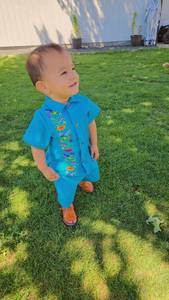 Conjuntos de ropa informal para bebés de alta calidad, conjuntos para bebés, ropa de verano con botones en los hombros, trajes para bebés, camiseta - Product Image 5