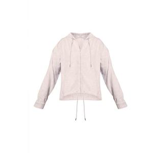 Sweat à capuche zippé tricoté pour femme, coupe ample, imprimé, manches longues, polaire chaude, anti-boulochage, pour hiver et automne, style décontracté - Product Image 2