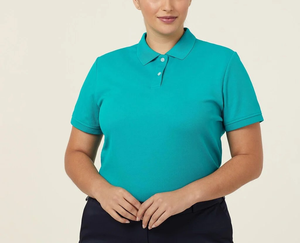 Chemises polo à manches courtes pour femmes, personnalisation en gros, boutons confortables, chemises polo de golf pour femmes, chemise pour femmes - Product Image 5