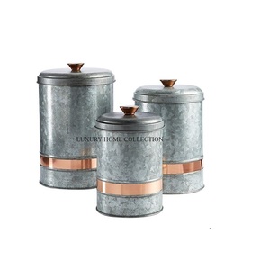 Contenedores y ollas de cocina de latón ligeros de nueva apariencia Premium con revestimientos resistentes al óxido para el almacenamiento de alimentos frescos de larga duración - Product Image 5