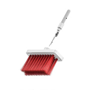 Brosse de nettoyage écologique pour clavier et haut-parleur de forme carrée
